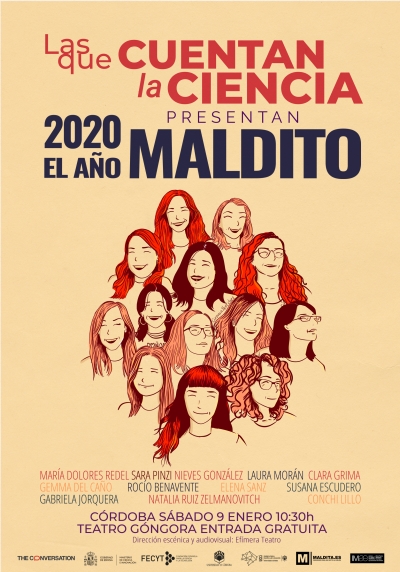 Cartel de 'Las que cuentan la ciencia. 2020, el Año Maldito'