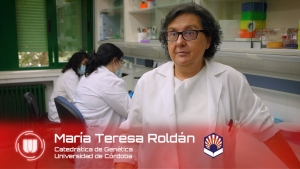 La catedrática María Teresa Roldán durante su aparición en Universo Sostenible