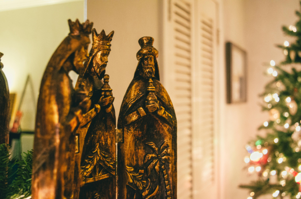 Figuras de los tres Reyes Magos
