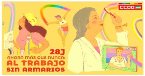 Imagen de un cartel revindicando la igualdad efectiva y los derechos de las personas LGTBI