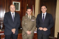 Visita institucional del subdelegado de Defensa en Crdoba, igo Laquidin