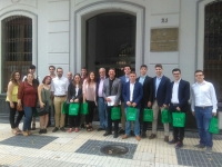Integrantes del Laboratorio Jurdico sobre Desahucios ante la Oficina del Defensor del Pueblo Andaluz el pasado mes de mayo 