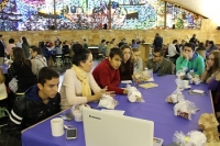 Una imagen de Café con Ciencia en la edición 2016 en Rabanales 