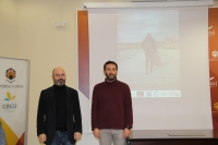 De izquerda a derecha, Luis Medina y Enrique Garcés, en la presentación del balance de la campaña.