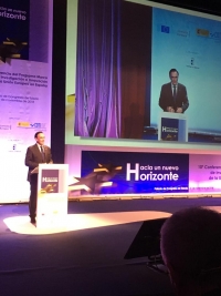 El rector José Carlos Gómez Villamandos, en un momento de su intervención.