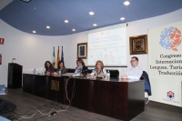 De izqda. a dcha., Mª Isabel Rodríguez, Manuel Álvarez, Mª Carmen Balbuena, Julia Muñoz y Francisco Morales