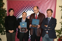 Pilar Dorado,Agustín Rebollo, Antonio Cubero y Rafael Jordano