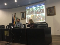 El técnico de la UCCi  David Sánchez durante su intervención en el Congreso