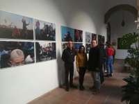 De izquierda a derecha, José Álvarez, Manuela Álvarez y Francisco Acosta. 