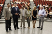 Autoridades académcias, en la inauguración de las jornadas