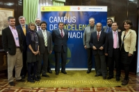 La delegación del proyecto CamBio momentos antes de la presentación