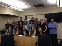 Estudiantes de la UCO junto a compañeros de la Virginia Commonwealth University