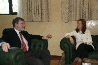 Visita institucional de la delegada de Innovacin, Ciencia y Empresa al Rectorado