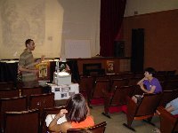 Corduba 04.Fons Mellaria: El  boceto y diseño de una escenografía centran la jornada del curso de teatro