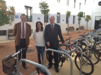 De izquierda a derecha, Eulalio Fernández, Ana Tamayo y Antonio Cubero.