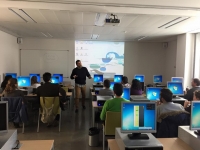 Un momento del taller para alumnos de doctorado de la Universidad de Córdoba