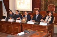 De izq a dcha Eduardo Agüera, Jose Antonio Nieto, Salvador Fuentes, Jose Carlos Gómez y Rosario Moyano 