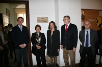 De izq a dcha Eulalio Fernández, Maria Jesus Sánchez Vizcaino, Aurora López, Jose Manuel Roldán y Alfonso Mulero