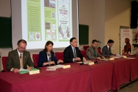 Un momento de la intervención del rector de la Universidad de Córdoba durante la inauguración del congreso.