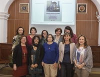 Mujeres de la Universidad de Crdoba que han participado en la lectura de las obras de escritoras espaolas.