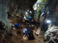 Trabajos en la Cueva Allende dentro del proyecto OCUPAP