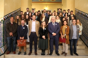 Autoridades y personal investigador de la UCO, junto a los participantes del Congreso. 