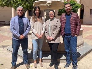 De izquierda a derecha: José Antonio Gómez-Limón Rodríguez, María Dolores Guerrero Baena, Mercedes Luque Vílchez y Pablo Rodríguez Gutiérrez